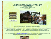 Tablet Screenshot of lemongrasshawaii.com